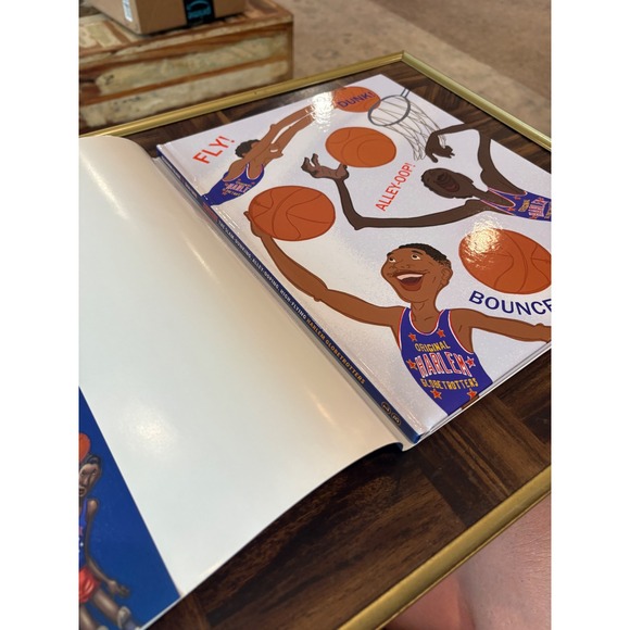 Swish!:The Slam-Dunking,Alley-Ooping, High-Flying Harlem Globetrotters Hardcover - Picture 4 of 6